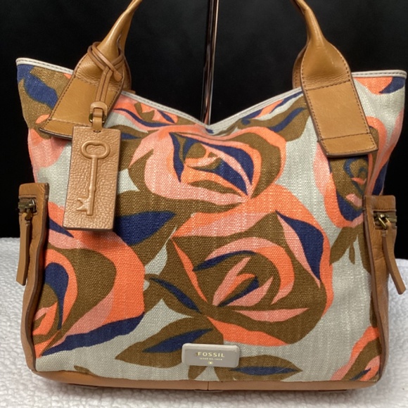 Fossil Vintage 1954 Issue Emerson Large Tote - Picture 1 of 16